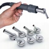 Rosfix SET KOTNIH ŠOB ZA VROČ ZRAK – 7 KOVINSKIH ŠOB Ø3–12 MM | ZA QUICK 861DW, AIRFLOW-X | ZA SPAJKANJE IN VARJENJE PLASTIKE, (5000075774) | Shoptok.si