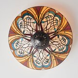 Endon 70241 - Plafonsko svetlo Tiffany HECTOR 2xE27/60W/230V Ø 40 cm | Eponuda.com