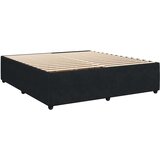  Krevet s oprugama i madracem crni 180x200 cm baršunasti | shoptok.hr