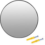 Modern Home viseće ogledalo 80 cm, crni aluminijski okvir | shoptok.hr