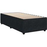 vidaXL Box spring krevet s madracem crni 90x200 cm baršunasti | shoptok.hr