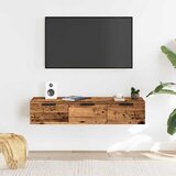 vidaXL Stenska omara Old Wood 102x30x20 cm Inženirski les | Shoptok.si