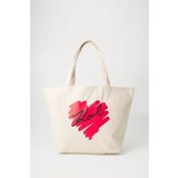 Karl Lagerfeld Torbe HEARTS REVERSIBLE SHOPPER Bež Cene