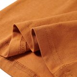  Dječja majica dugih rukava tamna oker boja 92 | shoptok.hr