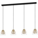 Eglo 390038 - visilica na sajli jazminia 4xE27/40W/230V zlatna Slike