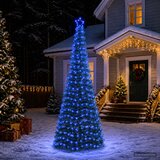  LED božićno drvce od folije s postoljem EKENAS 250 cm Slike