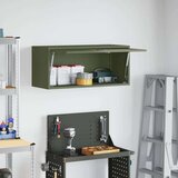  Stenska omara za garažo Olivno zelena 80 x 33 x 35 cm, (5000162680) | Shoptok.si