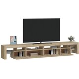 TV ormarić s LED svjetlima boja hrasta sonome 260x36,5x40 cm | Eponuda.ba