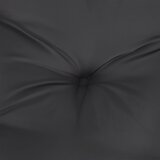  Jastuk za vrtnu klupu crni 120 x 50 x 7 cm od tkanine Oxford | shoptok.hr