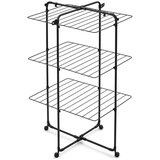 Brabantia Mat črno stojalo za sušenje perila 23 m HangOn Tower – | Shoptok.si