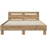  Krevetna konstrukcija Hrast artisan 140 x 190 cm | shoptok.hr