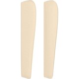 vidaXL Uzglavlje s ušima krem 103x23x118/128 cm od tkanine | shoptok.hr