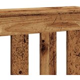 vidaXL Pokrov za radiator starinski les 205x21,5x83,5cm inženirski les | Shoptok.si