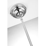 Jupiter 2071 - Luster na štapu PLATINO 1xE27/15W/230V zelena/sjajni hrom | Eponuda.com