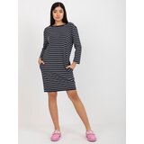 RUE PARIS Dress-LO-SK-LK-259.00X-white-navy blue | shoptok.hr