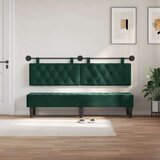  Držeće uzglavlje Zidne Tamnozelena 170 x 55 x 7 cm Baršun - Tamnozelena 160 cm bez LED | shoptok.hr