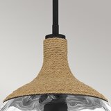  Quoizel QZ-ROYER-1P-MBK - Luster na štapu ROYER 1xE27/60W/230V, prečnik 30,2 cm | Eponuda.com