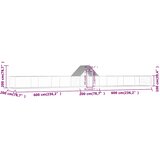  Kokošinjac od pocinčanog čelika 14 x 2 x 2 m | shoptok.hr