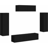 TV ormar 5 kom. Crna | shoptok.hr
