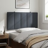  Jastuk za uzglavlje Hanko tamno sivi 100 cm baršun - Tamno siva 100 cm 1 | shoptok.hr