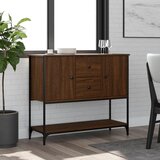 vidaXL Komoda smeđa boja hrasta 100 x 36 x 85 cm konstruirano drvo Cijene