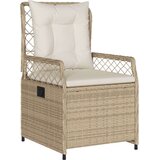  7-dijelni vrtni blagovaonski set od poliratana s jastucima bež | shoptok.hr