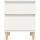  Noćni ormarići 2 kom Bijela 40x35x50 cm | shoptok.hr