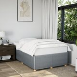 vidaXL Okvir kreveta svjetlosivi 120 x 190 cm od tkanine Cijene