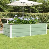  Cvetlično korito Zelena 160 x 80 x 45 cm Jeklo, (5000207537) | Shoptok.si