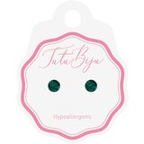 Tutu Biju modni uhančki xiri 5.3 mm - emerald - TXI53C205 | Shoptok.si