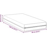  Madrac Bijeli 60 x 120 cm Pocket opruga | shoptok.hr