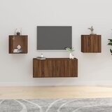  Zidni TV ormarići 2 kom boja smeđeg hrasta 40x34,5x40 cm | shoptok.hr