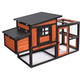 TIAKI drveni kokošinjac - D 182 x Š 71,8 x V 98,5 cm | shoptok.hr