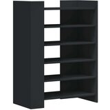 Ormarić za cipele crni 74 5x37 5x100 cm od konstruiranog drva | shoptok.hr
