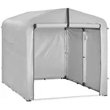Kolesarski Skladiščni Šotor Z Rolno Vrato Barva Siva 219x159x165cm KLS11-II-L, (5000212946)
