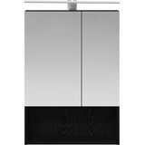  Kupaonski ormar s ogledalom Crni hrast 50 x 14,5 x 70 cm | shoptok.hr