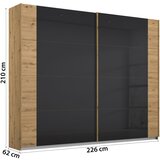 Modern Living Omara Z Drsnimi Vrati Artemis, Antracit | Shoptok.si