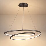  Brilagi-LED prigušiva luster na sajli TWISTER LED/105W/230V prečnik 100 cm crna + daljinski upravljač | Eponuda.com