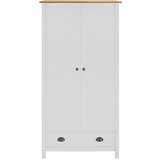  Garderobna omara z 2 vrati Hill bela 89x50x170 cm borovina, (20706193) | Shoptok.si