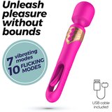 Crushious BIG BEN DUAL MASSAGER WITH FLICKER | shoptok.hr