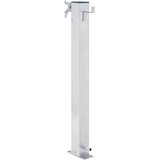  Vrtni stup za vodu 60 cm od nehrđajućeg čelika četvrtasti | shoptok.hr