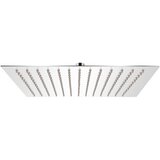 vidaXL Glava za Tuš Nerjaveče Jeklo 25x25 cm Kvadratna, (20684085) | Shoptok.si