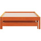  Dnevni krevet na razvlačenje voštano smeđi 90x200 cm | shoptok.hr