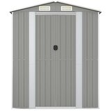  Vrtno spremište svjetlosivo 192 x 108 x 223 cm pocinčani čelik | shoptok.hr