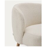 Kave Home Kremno bel fotelj iz tkanine bouclé Ulit – | Shoptok.si