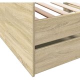  Dnevni krevet s ladicama boja hrasta sonome 100 x 200 cm drveni | shoptok.hr