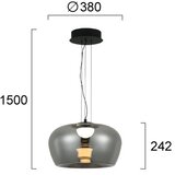  LED Visilica na sajli NADIA LED/20W/230V zadimljeno/crna | Eponuda.com