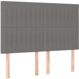  Krevet s oprugama i madracem tamnosivi 140x190 cm od tkanine | shoptok.hr