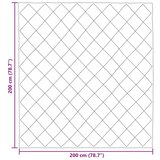  Poletna odeja Svetlo siva in antracit 200 x 200 cm Mikrovlakna, (5000288211) | Shoptok.si