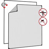  Magnetski prozorski zaslon protiv insekata antracit 130x150 cm | shoptok.hr